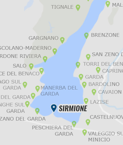 Sirmione am Gardasee - Karte