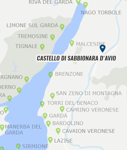 Castello di Sabbionara d'Avio Standort