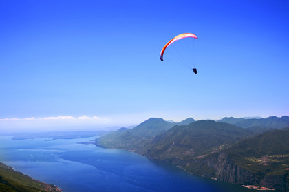Paraglider am Gardasee