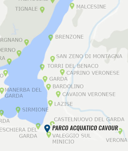 Parco Acquatico Cavour Standort