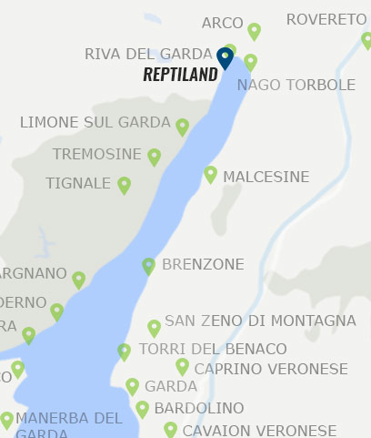 Reptiland in Riva del Garda Standort