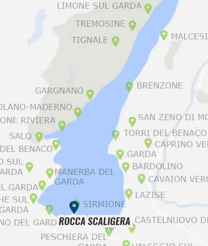 Rocca Scaligera Sirmione Standort