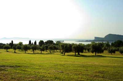 Camping Fontanelle Gardasee Blick