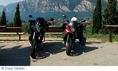 Motorrad Tour ab Riva del Garda am Gardasee
