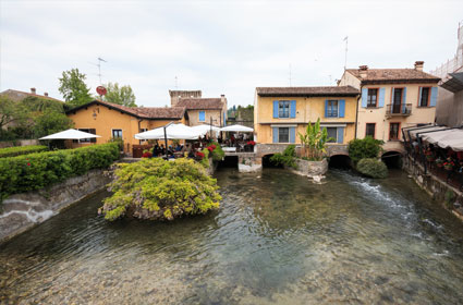 Häuser im Stadtteil Borghetto