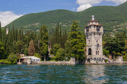 Leuchtturm von Gardone Riviera
