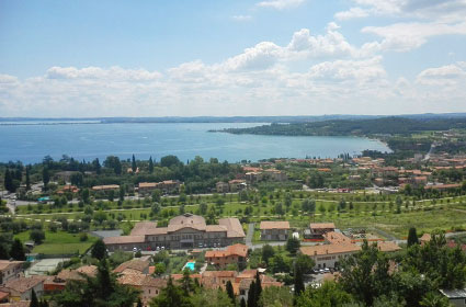 Panorama von Padenghe sul Garda