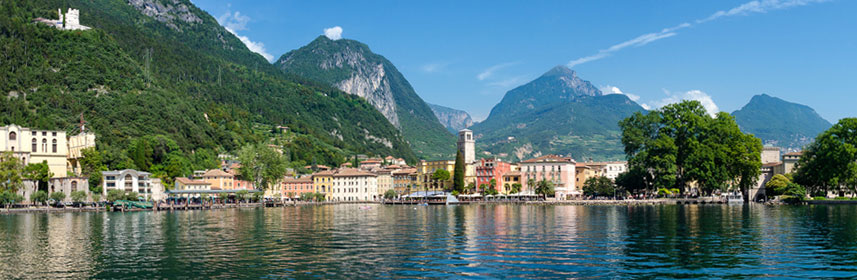 Panorama von Riva del Garda