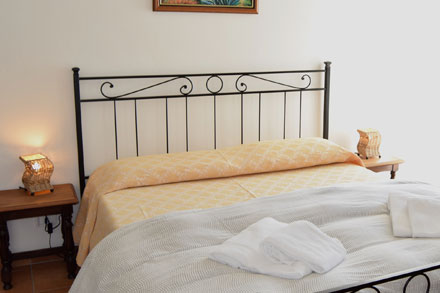 Schlafzimmer der Ferienwohnung Residence Segattini